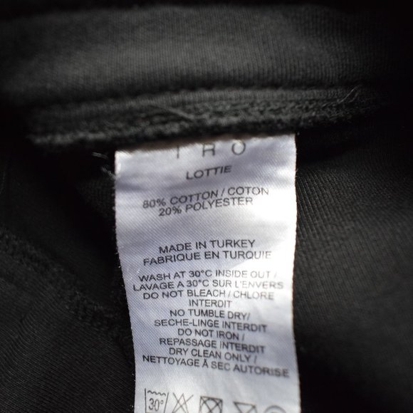 IRO Lottie Coated Jersey Track Pants sz L - Picture 9 of 9